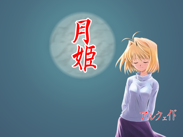 Woman purple skirt fullmoon arcueid free wallpaper for desktop - medium preview image