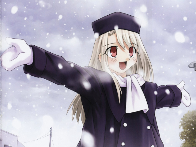 Graduation woman pointing snow colorized free wallpaper for desktop - medium preview image