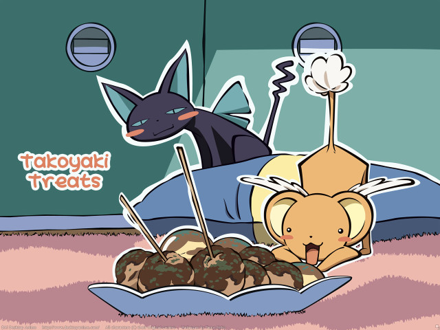 Happy cat dog bed rayonism free wallpaper for desktop - medium preview image