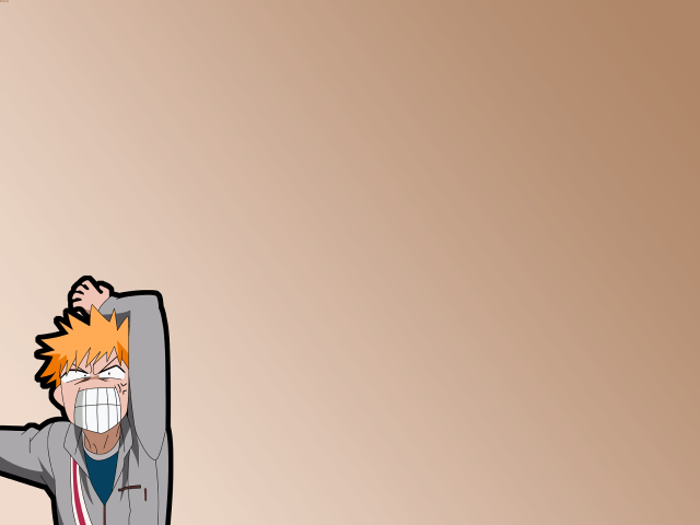 Orange hair hoodie knife angry free wallpaper for desktop - medium preview image