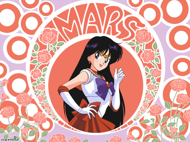 Sailor mars roses alice prin free wallpaper for desktop - medium preview image