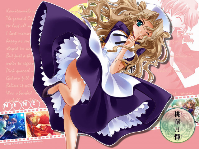 Purple dress kyoto animation portrait free wallpaper for desktop - medium preview image