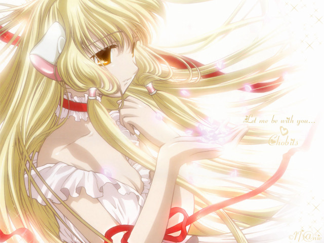 Blonde girl rococo anime robot free wallpaper for desktop - medium preview image