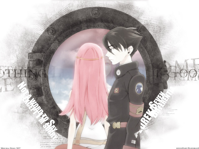 Anime couple circular background aya free wallpaper for desktop - medium preview image