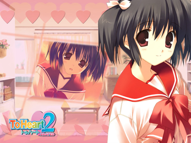 Girl red white outfit room free wallpaper for desktop - medium preview image