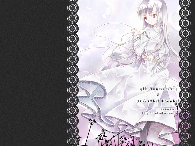 Alice prin white dress black free wallpaper for desktop - medium preview image