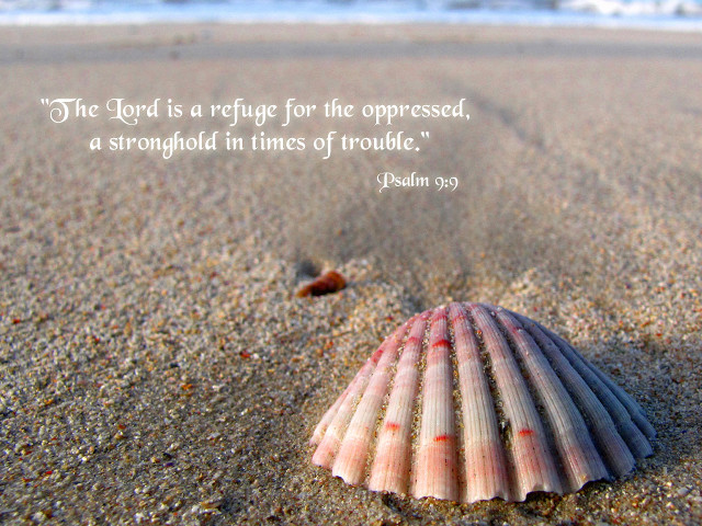 Shell beach bible verse wave free wallpaper for desktop - medium preview image