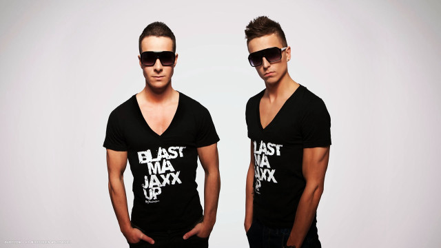 Two men black shirts sunglasses free wallpaper for desktop - medium preview image