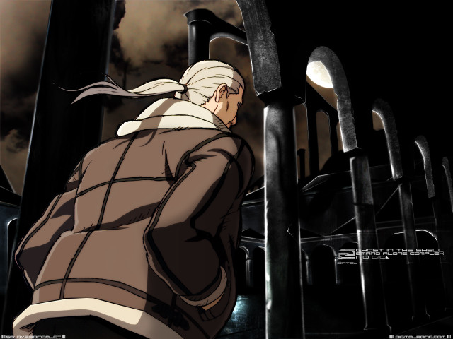 Man brown jacket white scarf free wallpaper for desktop - medium preview image