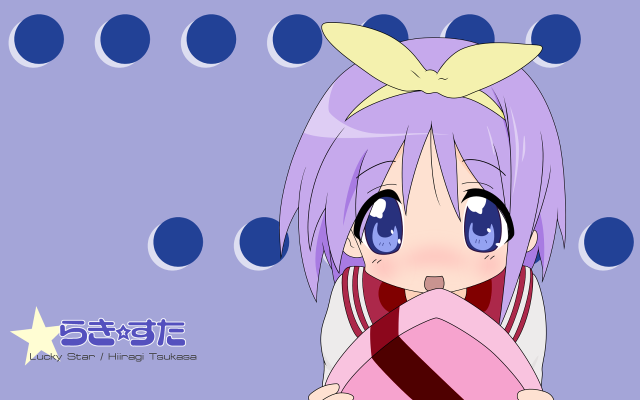 Purple hair blue eyes gift free wallpaper for desktop - medium preview image