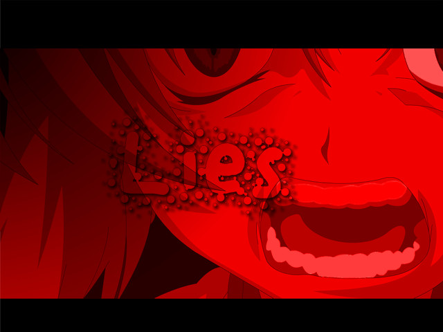 Girl mouth open word spelled free wallpaper for desktop - medium preview image