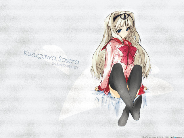 Long hair girl red bow free wallpaper for desktop - medium preview image