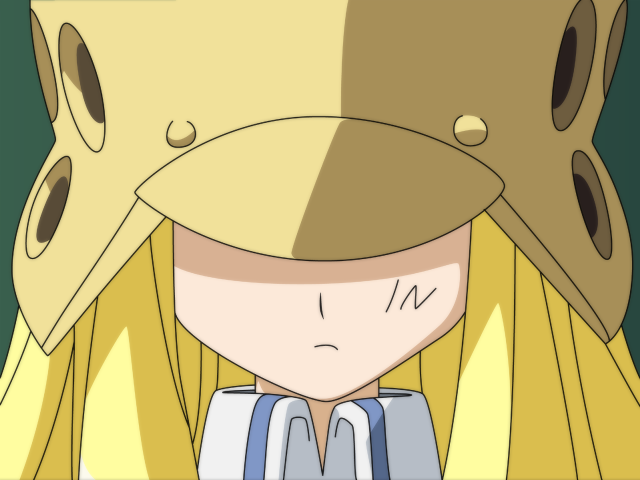 Long haired hat rayonism portrait free wallpaper for desktop - medium preview image