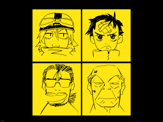 Man hat glasses yellow background free wallpaper for desktop - medium preview image