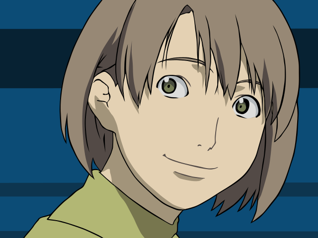 Man green shirt blue background free wallpaper for desktop - medium preview image