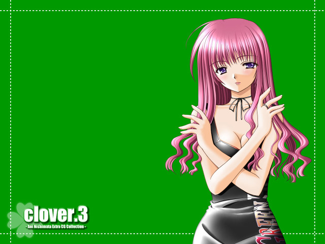 Pink hair girl black dress #2 free wallpaper for desktop - medium preview image