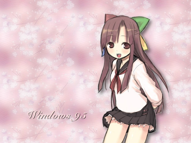 Girl bow tie flower kyoto free wallpaper for desktop - medium preview image