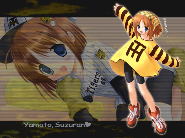 Yellow shirt black white hat free wallpaper for desktop - medium preview image