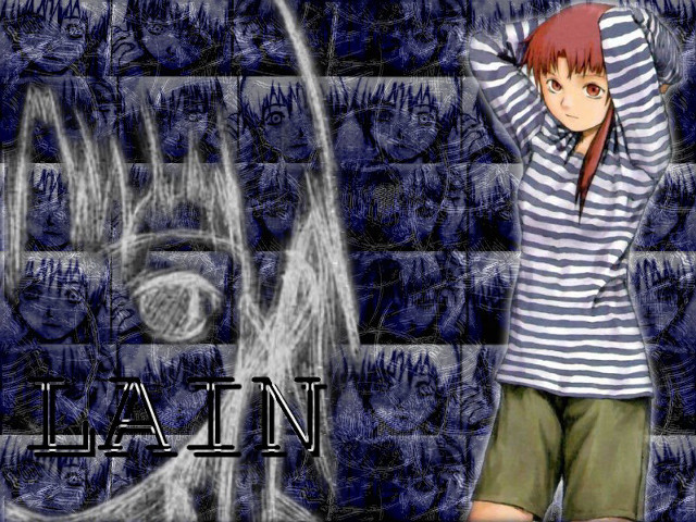 Anime character striped shorts skull free wallpaper for desktop - medium preview image