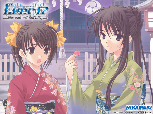 Anime girls building screenshot kimono free wallpaper for desktop - medium preview image