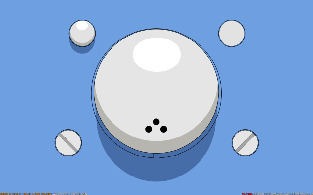 White object four balls blue free wallpaper for desktop - medium preview image