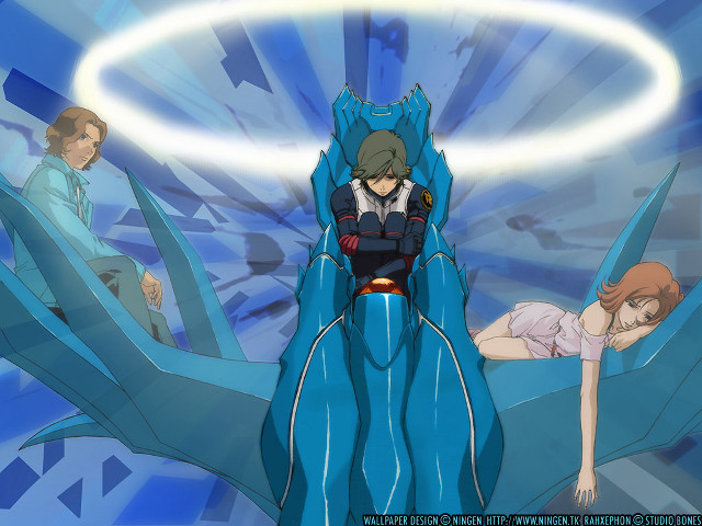 Cartoon character giant blue halo free wallpaper for desktop - medium preview image