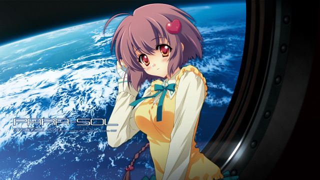 Girl yellow dress window earth free wallpaper for desktop - medium preview image