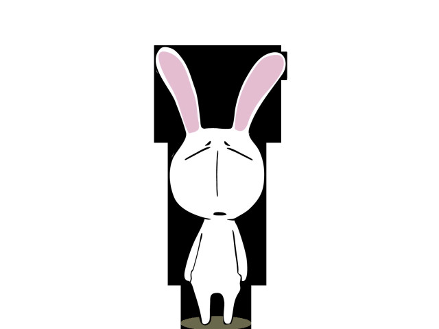 Rabbit sticker alice prin bunny free wallpaper for desktop - medium preview image