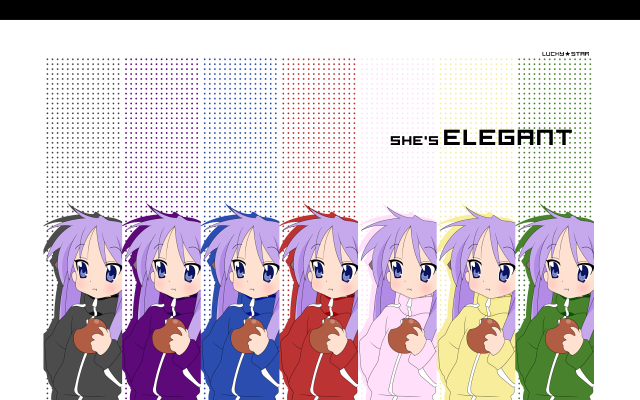 Anime twins eating fruit pixel free wallpaper for desktop - medium preview image