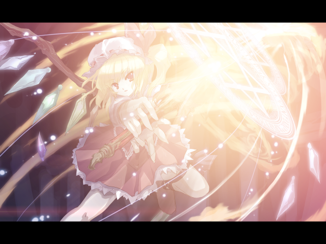 Anime girl sword star background free wallpaper for desktop - medium preview image