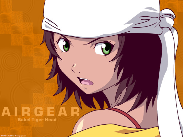 Girl whitehat yellowshirt characterportrait greeneyes free wallpaper for desktop - medium preview image
