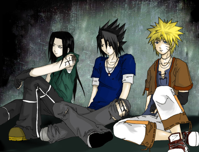 Anime characters gothic night star free wallpaper for desktop - medium preview image