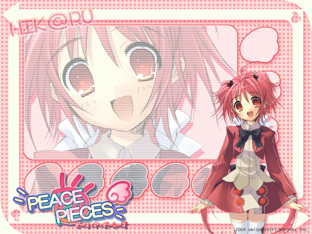 Pink haired girl red coat free wallpaper for desktop - medium preview image