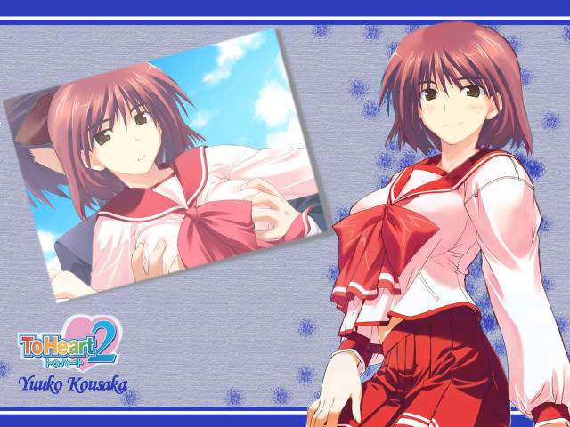 Girl sailor outfit blush bow free wallpaper for desktop - medium preview image