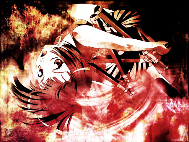 Woman horse sword helmet autumn free wallpaper for desktop - medium preview image