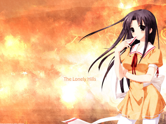 Girl yellow dress ribbons ayuako free wallpaper for desktop - medium preview image