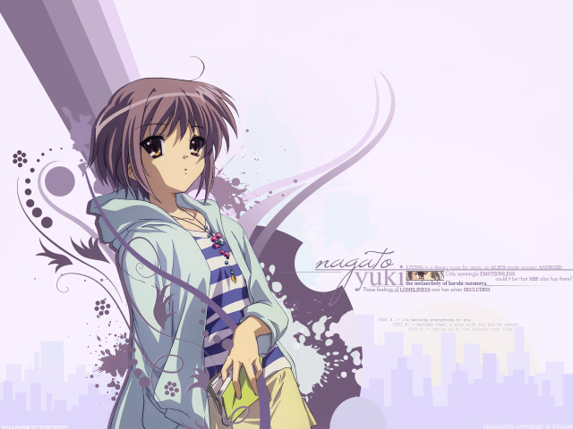 Girl bluejacket yellowpants holdingpurse book free wallpaper for desktop - medium preview image