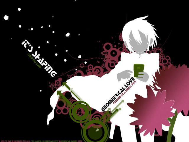 Man coffee flower field illustration free wallpaper for desktop - medium preview image