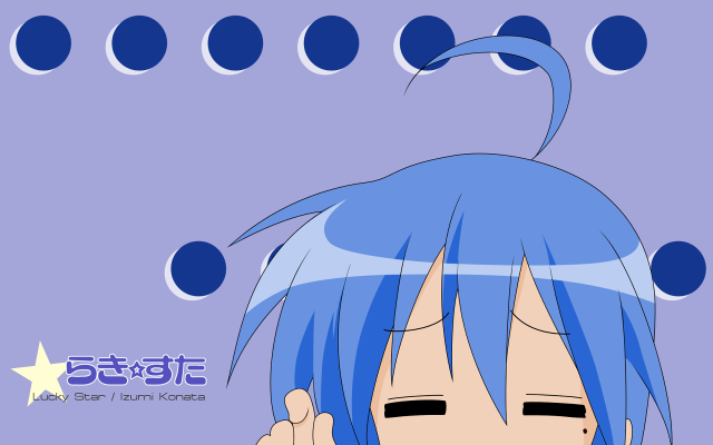Blue hair star bubbles anime free wallpaper for desktop - medium preview image