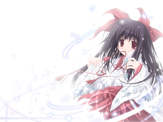 Woman red white dress umbrella #2 free wallpaper for desktop - medium preview image