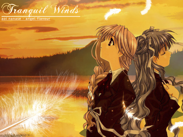 Lake fireworks sunset neo romanticism free wallpaper for desktop - medium preview image