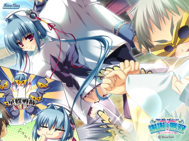 Anime bluehair glasses aliceprin rayonism free wallpaper for desktop - medium preview image