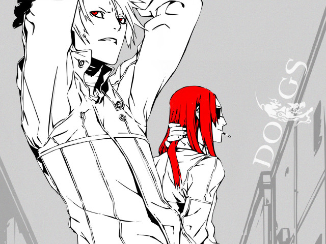 Red haired man woman building free wallpaper for desktop - medium preview image