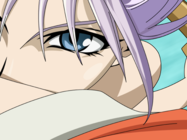 Anime purplehair blueeyes toothbrush lycoart free wallpaper for desktop - medium preview image