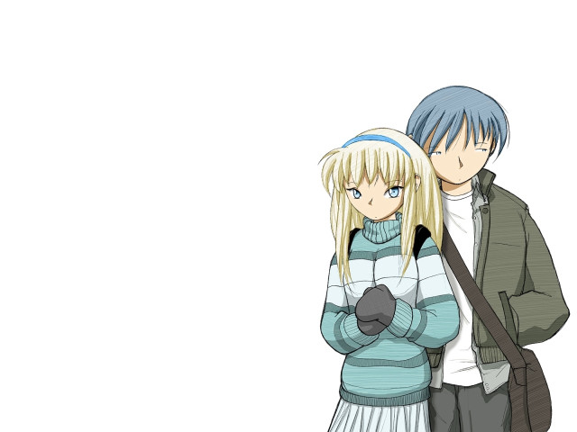 Blue haired man alice prin free wallpaper for desktop - medium preview image