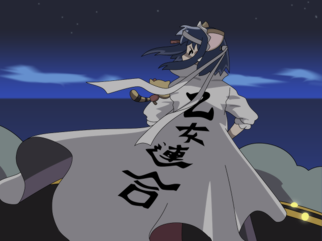 White dress man hill sword free wallpaper for desktop - medium preview image