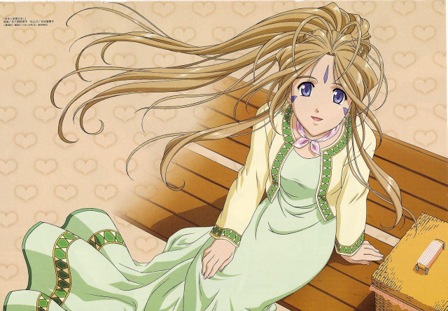 Woman sitting bench suitcase heart free wallpaper for desktop - medium preview image