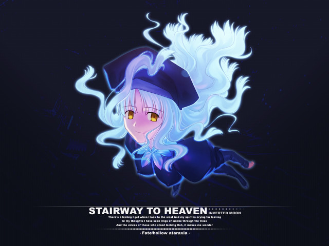 Cartoon girl hat blue dress free wallpaper for desktop - medium preview image