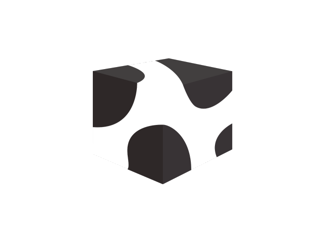 Cow black white image background free wallpaper for desktop - medium preview image