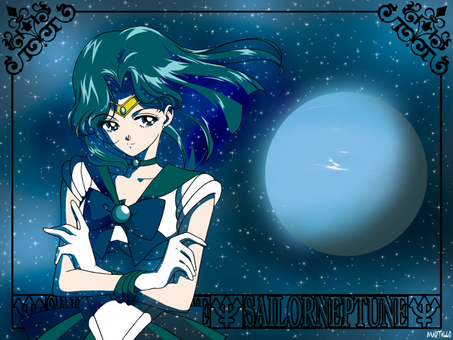 Cartoon girl sailor outfit moon free wallpaper for desktop - medium preview image